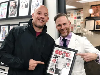 Dr. Marashi with celebrity client