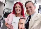 Dr. Marashi with celebrity client